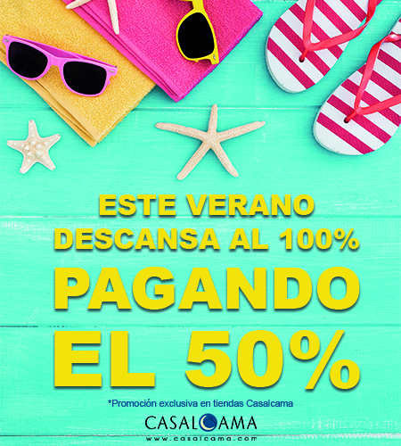 PROMOCION, ESTE VERANO DECANSA AL 100% PAGANDO EL 50%